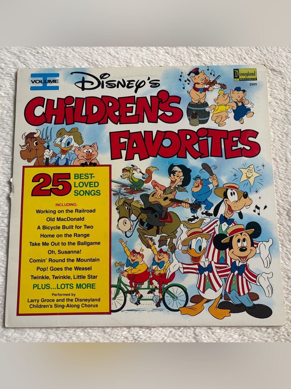 Vintage Disney Children's Favorites vinyl record